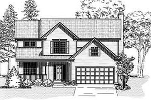 Traditional Exterior - Front Elevation Plan #9-107
