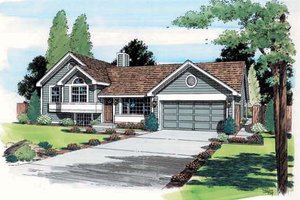 Traditional Exterior - Front Elevation Plan #312-374