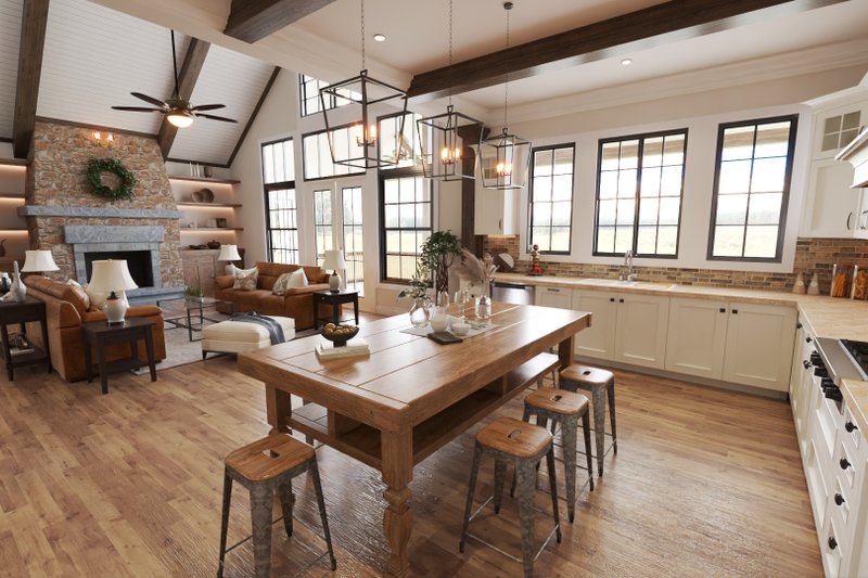 Architectural House Design - Interior - Other for Farmhouse House Plan #54-572 - 4 bed, 4.5 bath