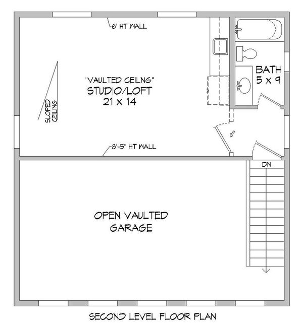 House Plan Design - Contemporary Floor Plan - Upper Floor Plan #932-129