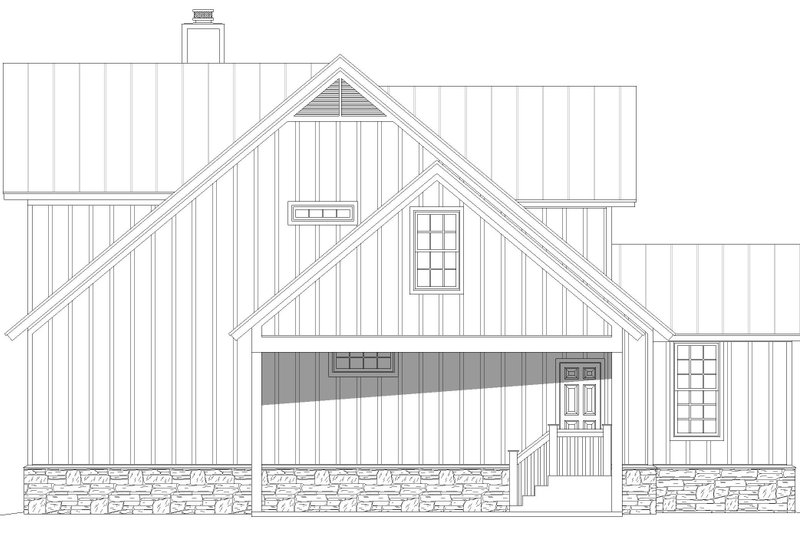 House Plan Design - Exterior - Other Elevation for Farmhouse House Plan #932-563 - 3 bed, 2.5 bath