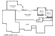 European Style House Plan - 4 Beds 3 Baths 4200 Sq/Ft Plan #70-789 