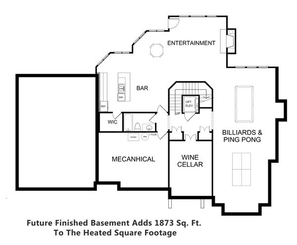 Dream House Plan - Future Finished Basement
