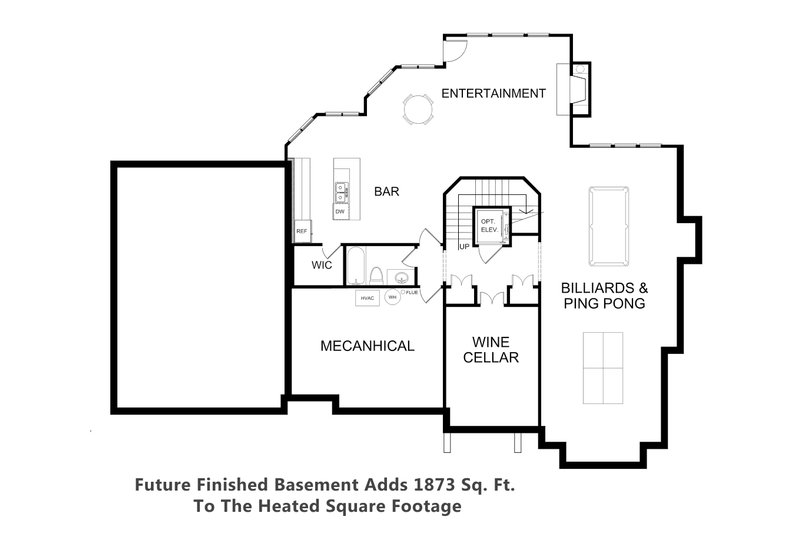 Home Plan - Future Finished Basement