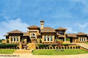 Mediterranean Style House Plan - 4 Beds 3.5 Baths 4151 Sq/Ft Plan #930-57 