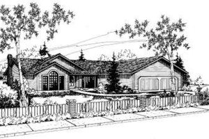Traditional Exterior - Front Elevation Plan #303-290