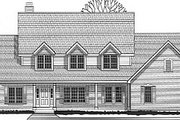 Country Style House Plan - 4 Beds 3 Baths 3000 Sq/Ft Plan #67-716 