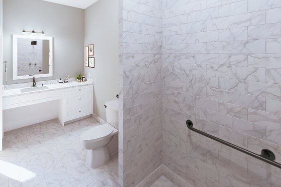 Interior - Bathroom for Barndominium House Plan #44-282 - 4 bed, 3 bath