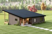 Modern Style House Plan - 2 Beds 2 Baths 1160 Sq/Ft Plan #1064-319 