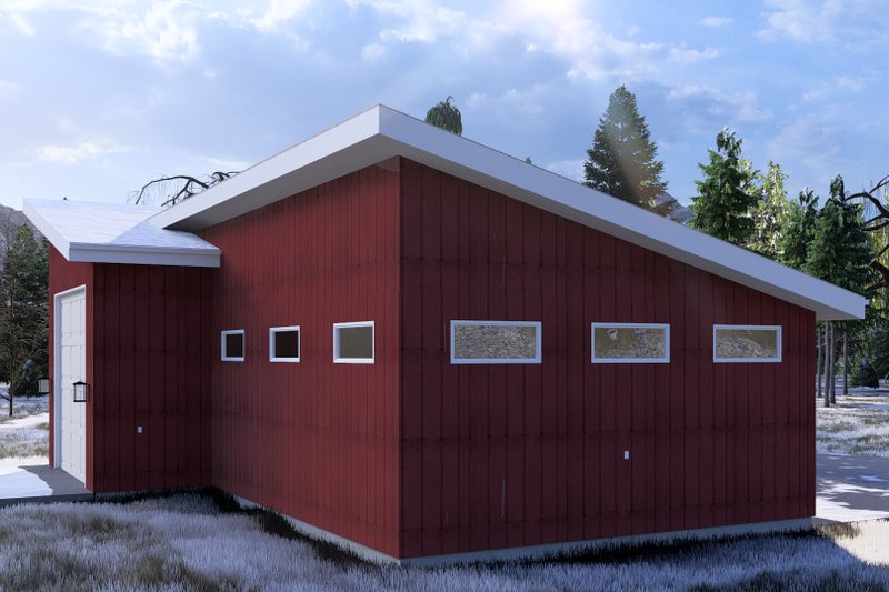 House Plan Design - Exterior - Other Elevation 1 for Modern House Plan #1060-233, 0 bath