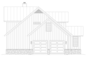 Exterior - Other Elevation 1 for Farmhouse House Plan #932-137 - 3 bed, 2.5 bath