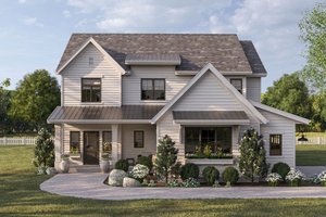 Farmhouse Exterior - Front Elevation Plan #455-561