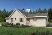 Cabin Style House Plan - 3 Beds 2 Baths 1495 Sq/Ft Plan #47-880 