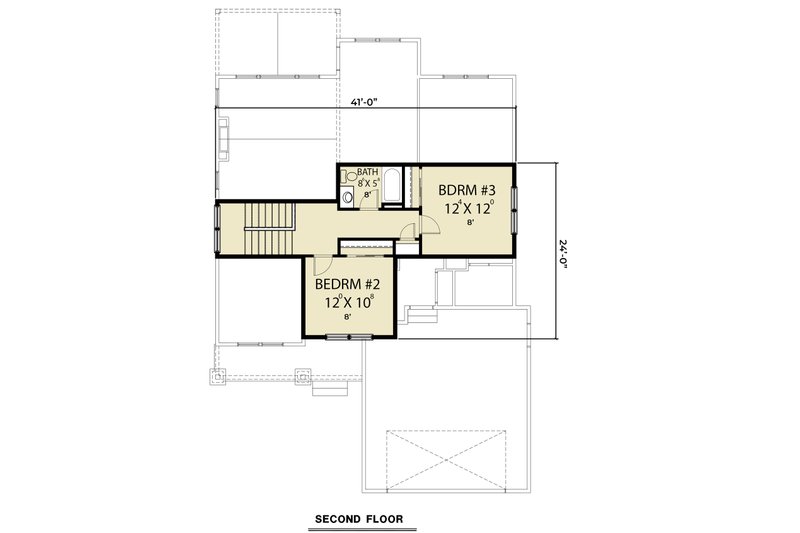 House Plan Design - Floor Plan - Upper Floor for Farmhouse House Plan #1070-53 - 3 bed, 2.5 bath