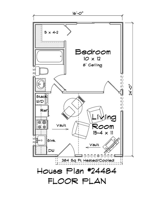 Cottage Floor Plan - Main Floor Plan #513-2277