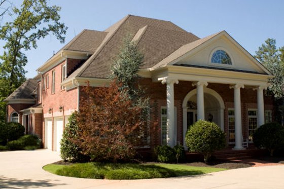 Exterior - Other Elevation 4 for European House Plan #119-357 - 5 bed, 6 bath