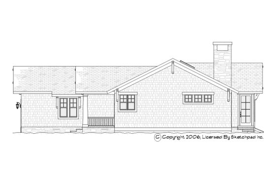 Exterior - Other Elevation 1 for Craftsman House Plan #901-61 - 4 bed, 3 bath