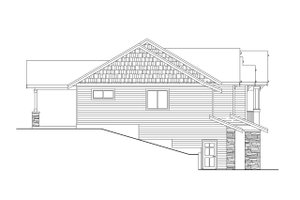 Exterior - Other Elevation 1 for Craftsman House Plan #124-1407 - 4 bed, 2.5 bath