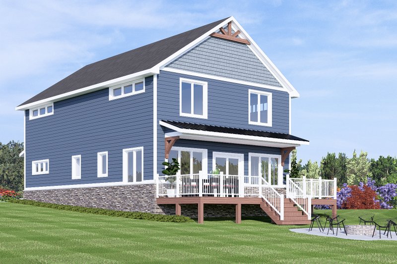 Home Plan - Exterior - Other Elevation for Contemporary House Plan #1064-467 - 5 bed, 3.5 bath