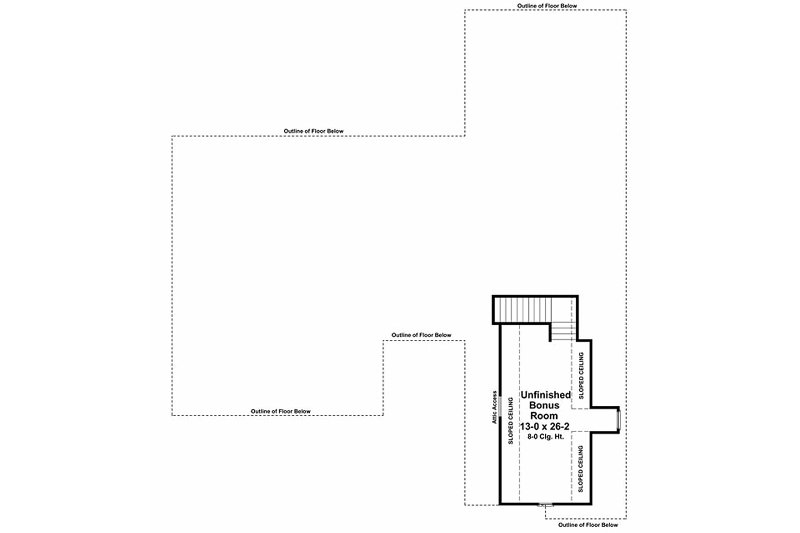 House Plan Design - Floor Plan - Upper Floor for Country House Plan #21-287 - 4 bed, 3 bath