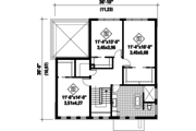 Contemporary Style House Plan - 3 Beds 1 Baths 2156 Sq/Ft Plan #25-4528 