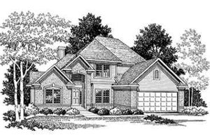 Traditional Exterior - Front Elevation Plan #70-353