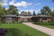 Contemporary Style House Plan - 3 Beds 2.5 Baths 2639 Sq/Ft Plan #48-958 