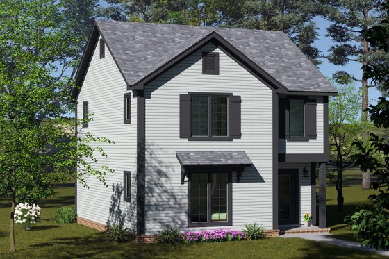 Exterior - Other Elevation 3 for Cottage House Plan #513-2419 - 3 bed, 3 bath