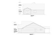 Craftsman Style House Plan - 4 Beds 2 Baths 1875 Sq/Ft Plan #53-680 Exterior 