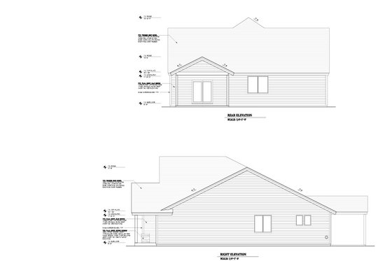 Exterior - Other Elevation 1 for Craftsman House Plan #53-680 - 4 bed, 2 bath