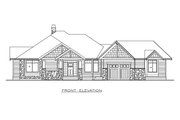 Craftsman Style House Plan - 2 Beds 2 Baths 1763 Sq/Ft Plan #1100-94 Exterior 