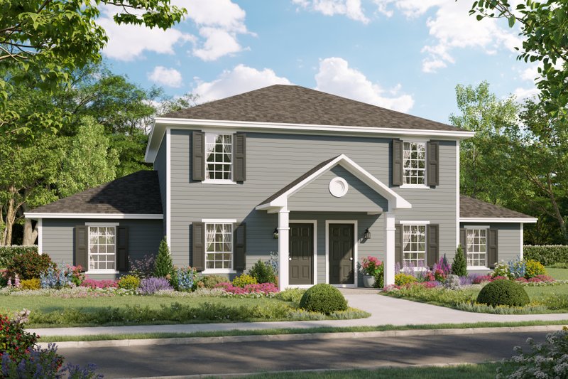 Dream House Plan - Country Exterior - Front Elevation Plan #21-477