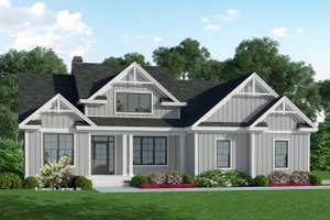 Home Plan - Farmhouse Exterior - Front Elevation Plan #929-1131