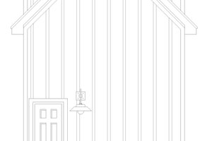 Exterior - Rear Elevation for Country House Plan #932-215, 0 bath