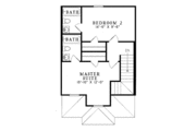 Traditional Style House Plan - 2 Beds 2.5 Baths 980 Sq/Ft Plan #17-2044 