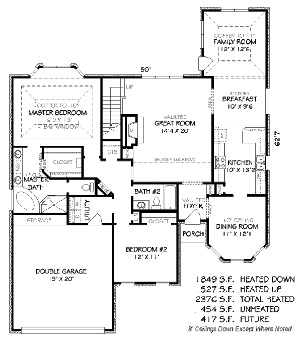 Traditional Floor Plan - Main Floor Plan #424-48