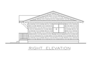 Exterior - Other Elevation 1 for Cottage House Plan #1100-66 - 2 bed, 1 bath