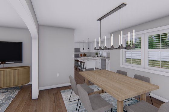 Interior - Dining Room 1 for Traditional House Plan #1060-138 - 4 bed, 2.5 bath