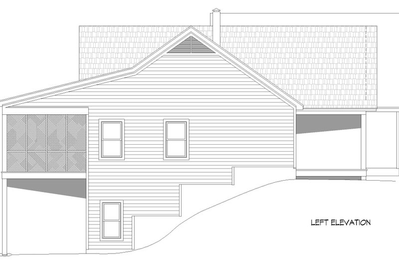 Architectural House Design - Exterior - Other Elevation for Country House Plan #932-756 - 2 bed, 2 bath