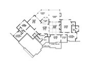 Craftsman Style House Plan - 4 Beds 4 Baths 3773 Sq/Ft Plan #54-385 