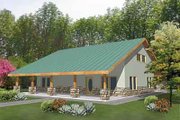 Country Style House Plan - 2 Beds 2 Baths 2051 Sq/Ft Plan #117-275 