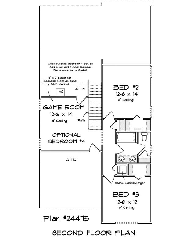Home Plan - Cottage Floor Plan - Upper Floor Plan #513-2268
