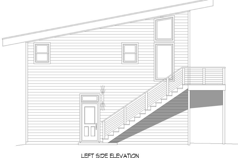 Dream House Plan - Exterior - Other Elevation for Contemporary House Plan #932-749 - 1 bed, 1 bath