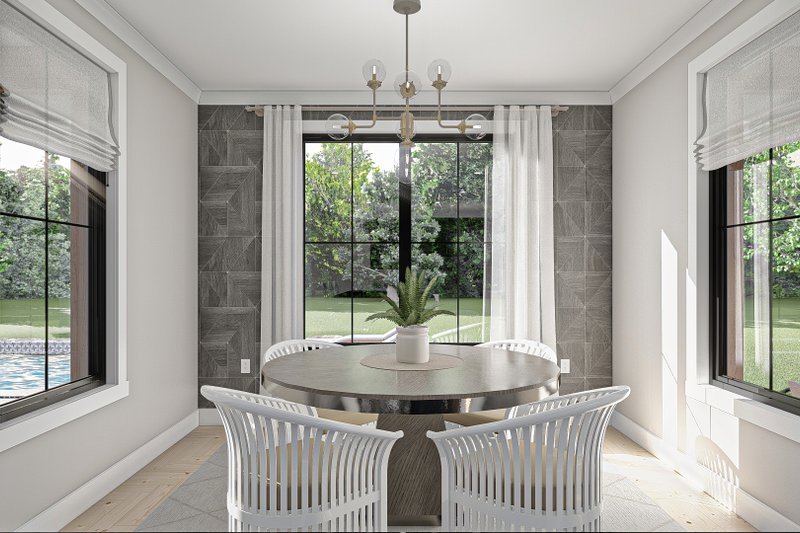 House Design - Interior - Dining Room 1 for Farmhouse House Plan #455-263 - 4 bed, 3.5 bath