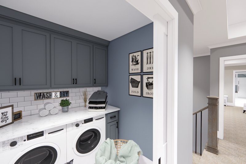 Dream House Plan - Interior - Laundry for Farmhouse House Plan #51-1564 - 4 bed, 3.5 bath