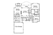 European Style House Plan - 5 Beds 3.5 Baths 3531 Sq/Ft Plan #411-594 
