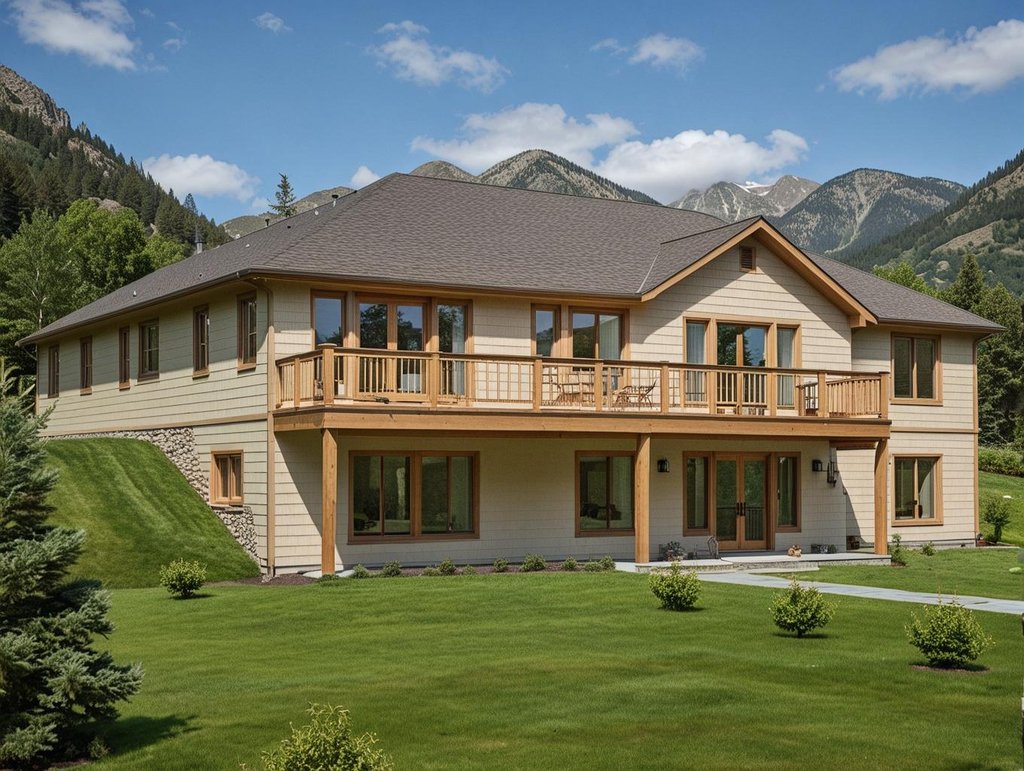 Exterior - Front Elevation 2 House Plan #117-532 - 4 bed, 3.5 bath