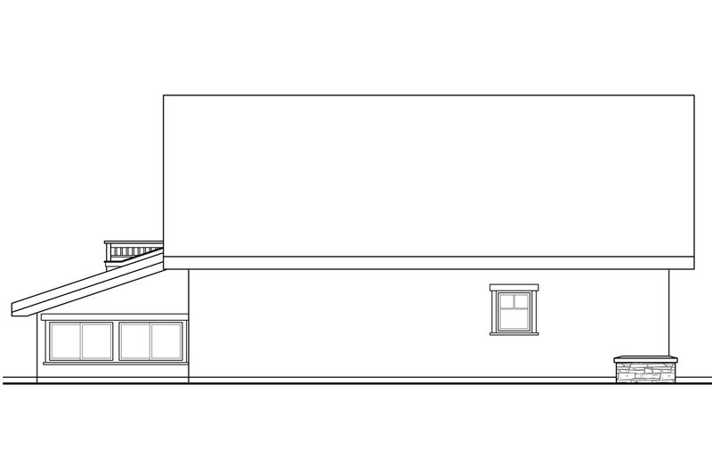 Dream House Plan - Exterior - Other Elevation for European House Plan #124-947, 0.5 bath