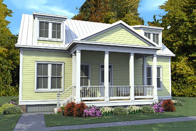 Home Plan - Classical Exterior - Front Elevation Plan #63-401