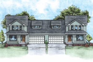 Traditional Exterior - Front Elevation Plan #20-2111